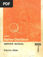 Harley Davidson Factory 59 69 Pan Shovel Service Manual | PDF