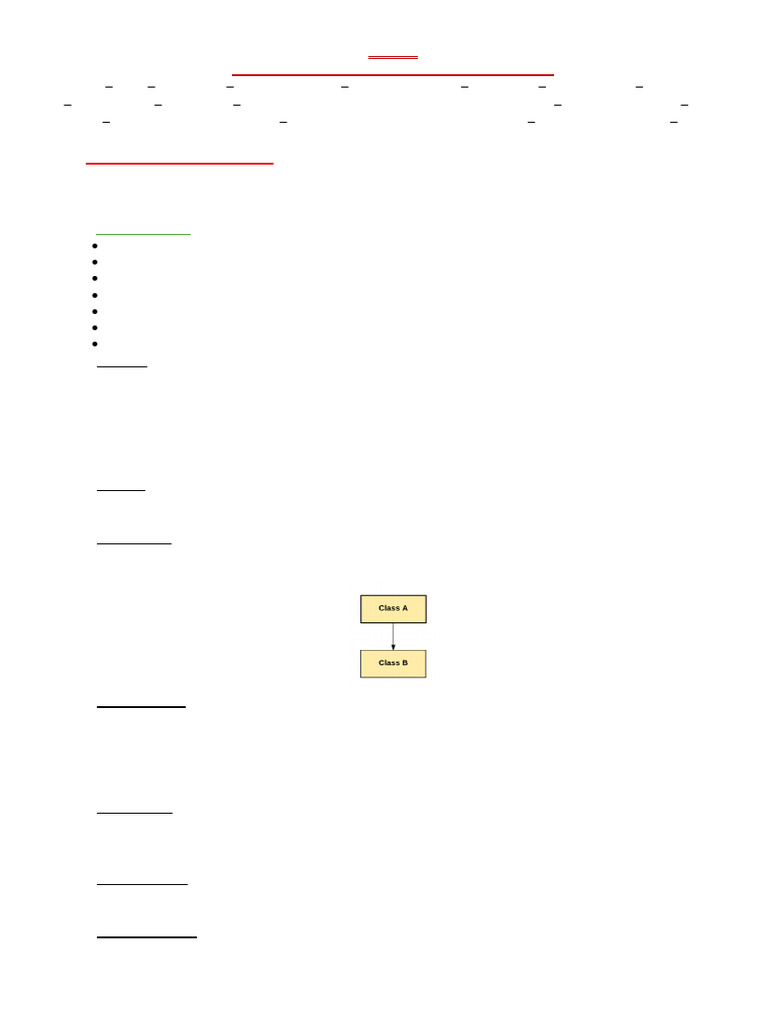 UNIT II | PDF | Class (Computer Programming) | Object Oriented Programming