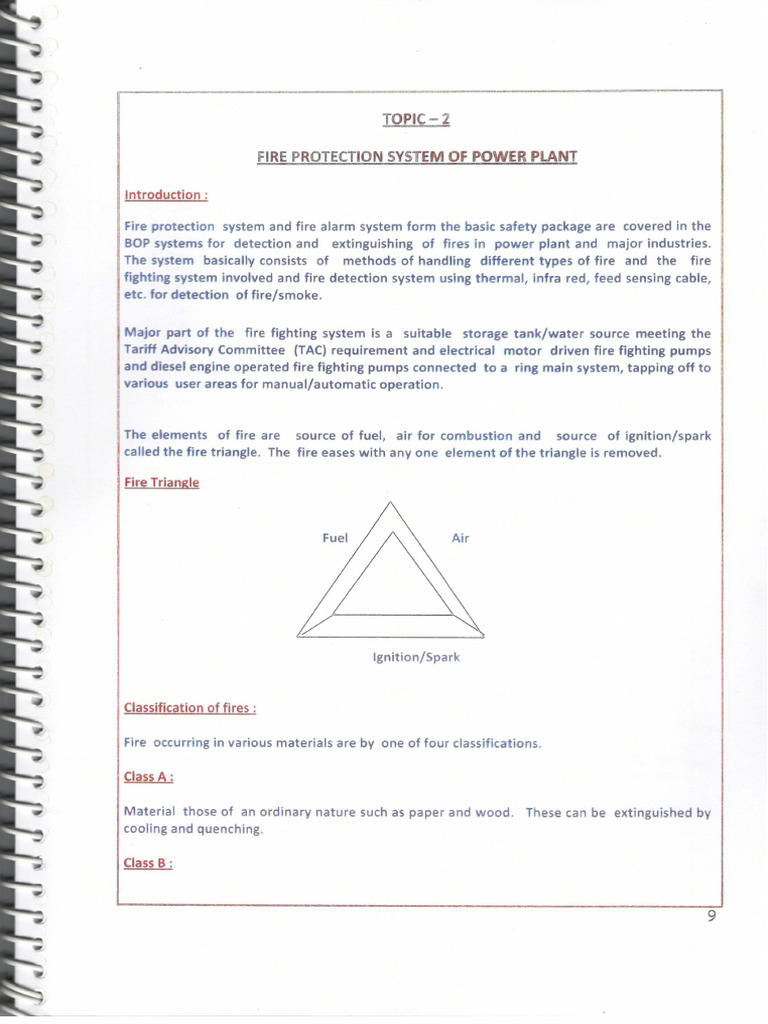 Topic-02 Fire Protection | PDF