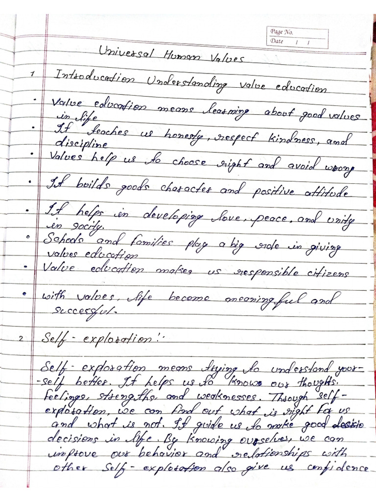 UHV Notes | PDF