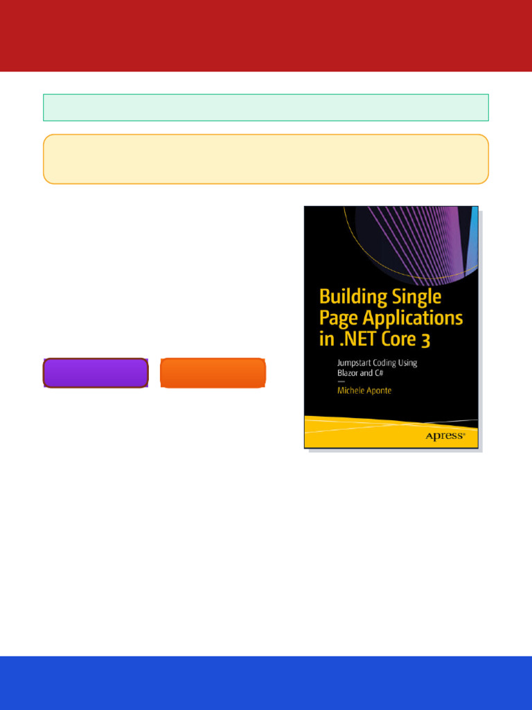 Building Single Page Applications in .NET Core 3: Jumpstart Coding ...
