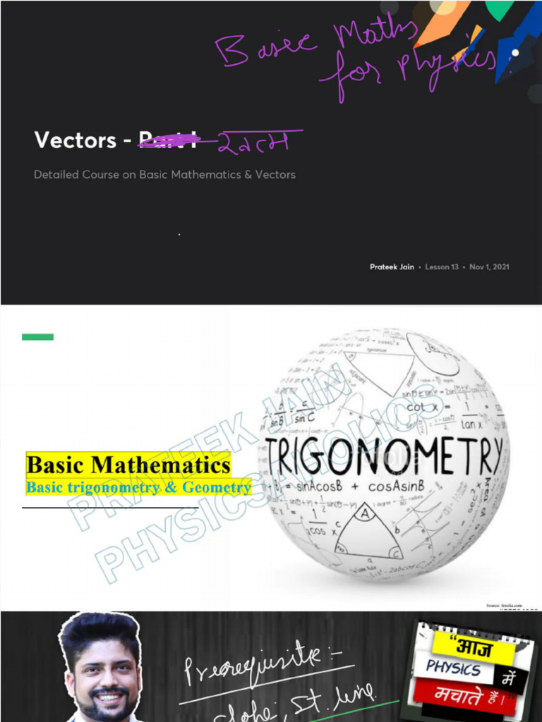 Vectors Part I With Anno | PDF