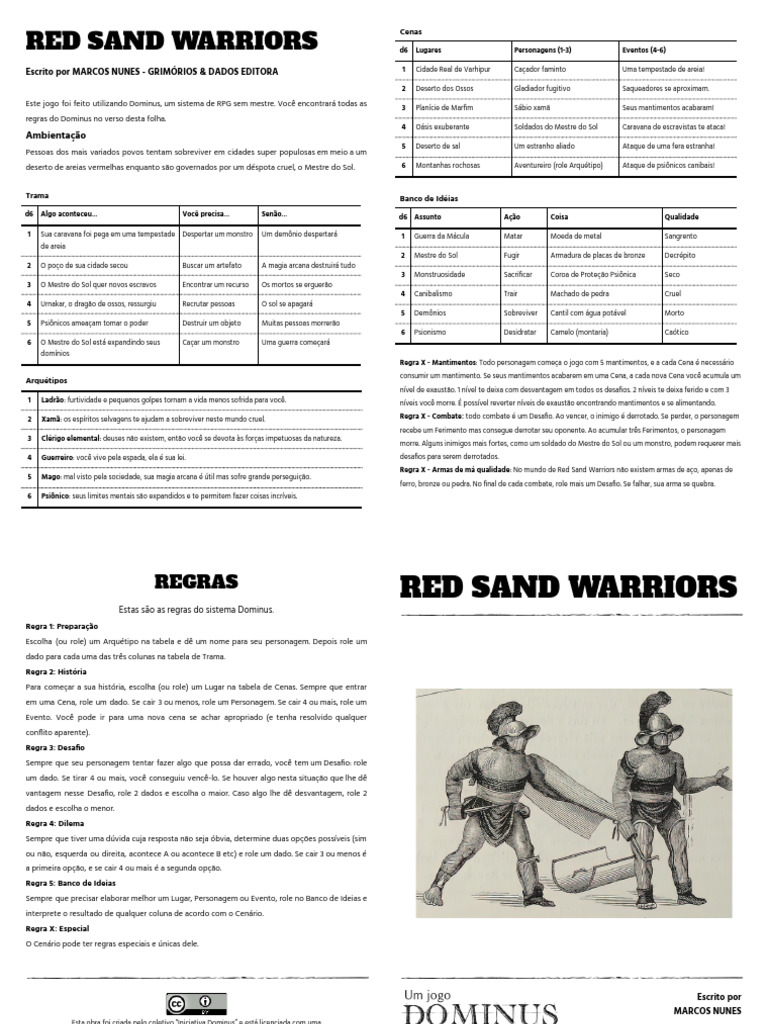 Dominus - Red Sand Warriors | PDF