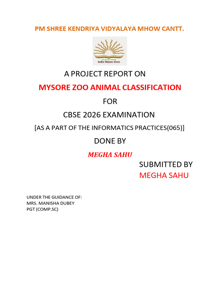 Ip Project - Megha Sahu | PDF | Databases | My Sql