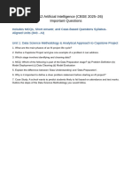 Class 12 Data Science Methodology Notes | PDF | Predictive Analytics ...