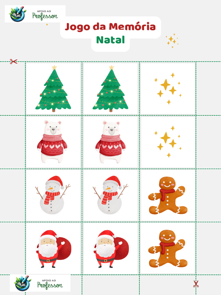 Jogo Da Memoria de Natal AP | PDF