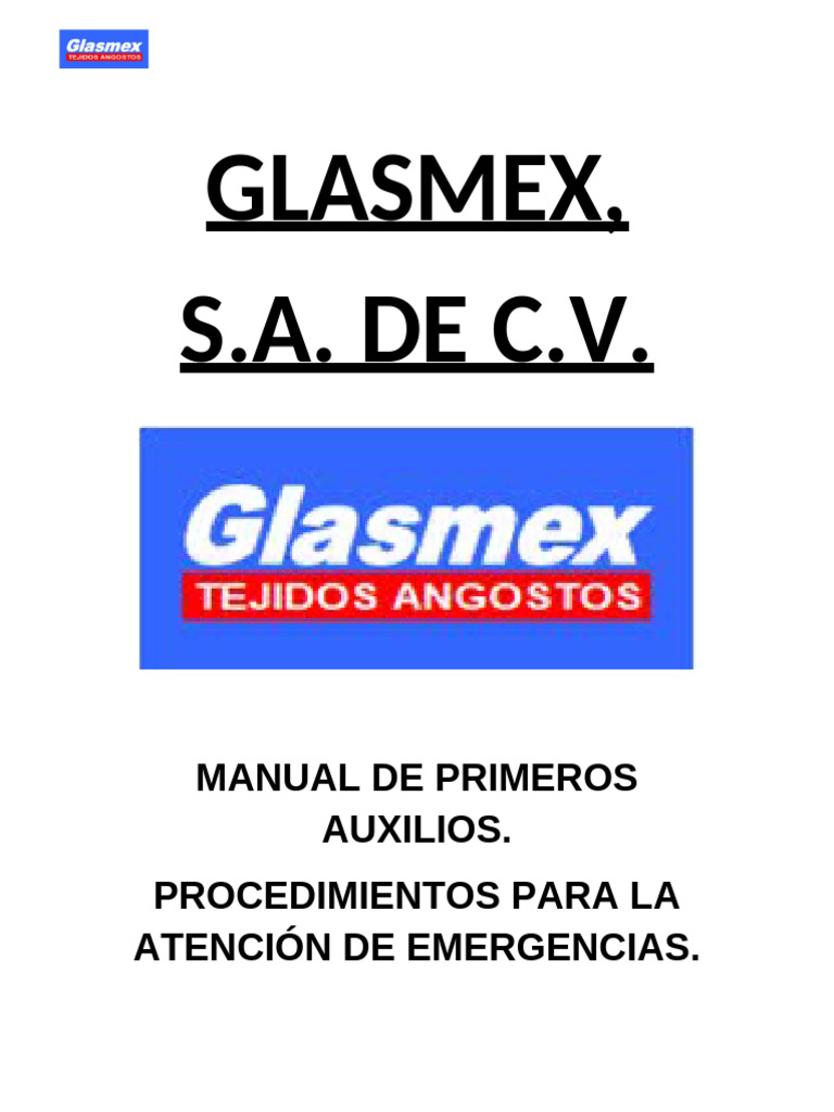Manual de Primeros Auxilios y Emergencias | PDF | Herida | Primeros ...