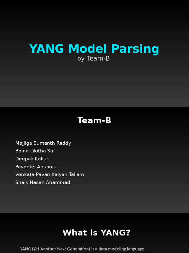 YANG Model Parsing in Java Guide | PDF