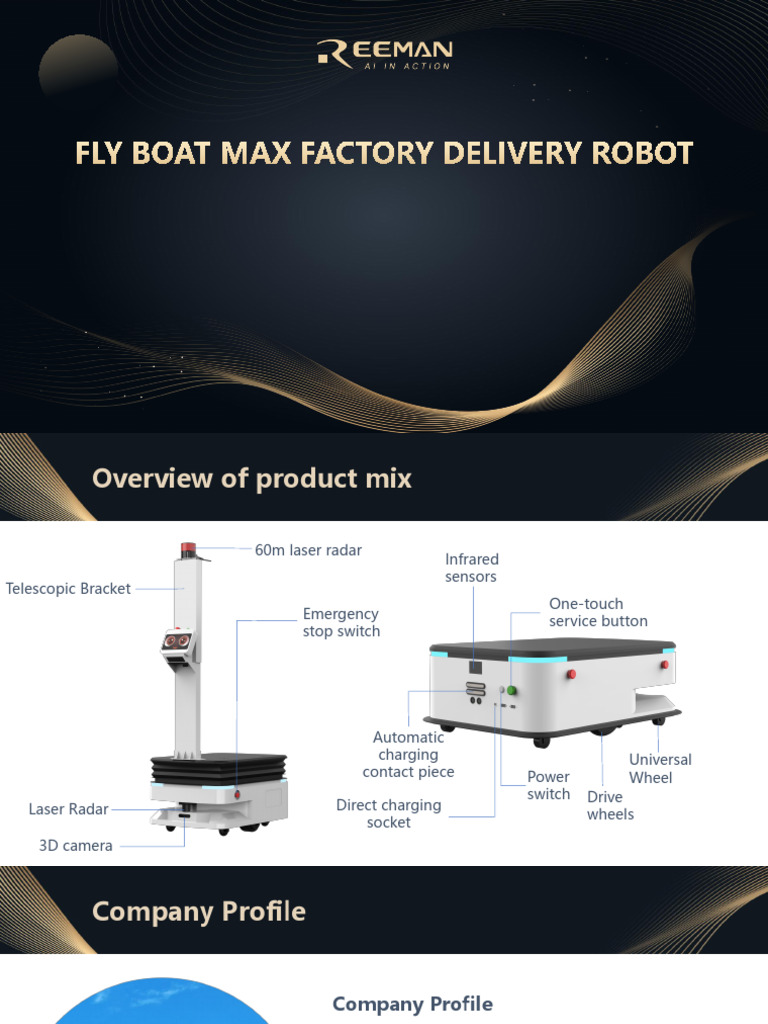 Overview of Reeman Robotics Products | PDF | Battery Charger | Robot
