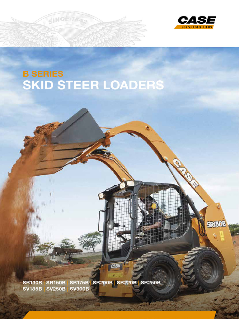 CASE Skid Steer Loaders Overview | PDF | Loader (Equipment) | Horsepower