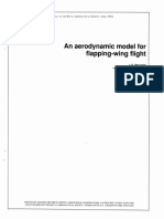 Aerodynamic Model of Flapping Wing Flight