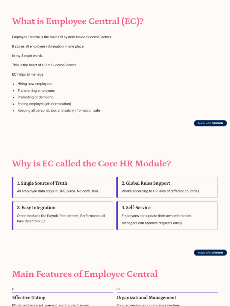 What Is Employee Central EC | PDF | Computing | Business