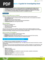 Investigation Checksheet Template | PDF