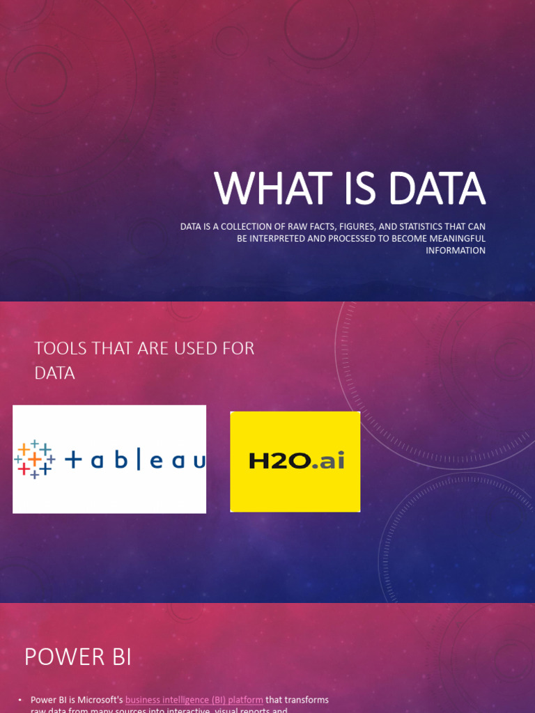 Understanding Data and AI Tools | PDF