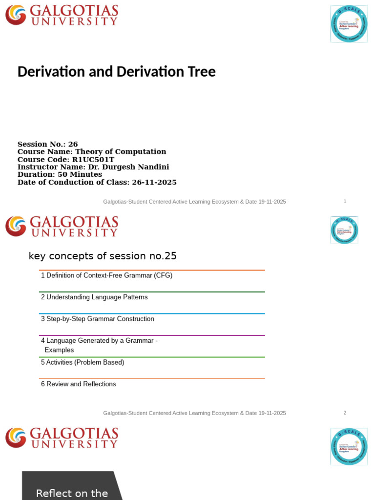 Derivation and Derivation Trees Explained | PDF | Computer Programming ...