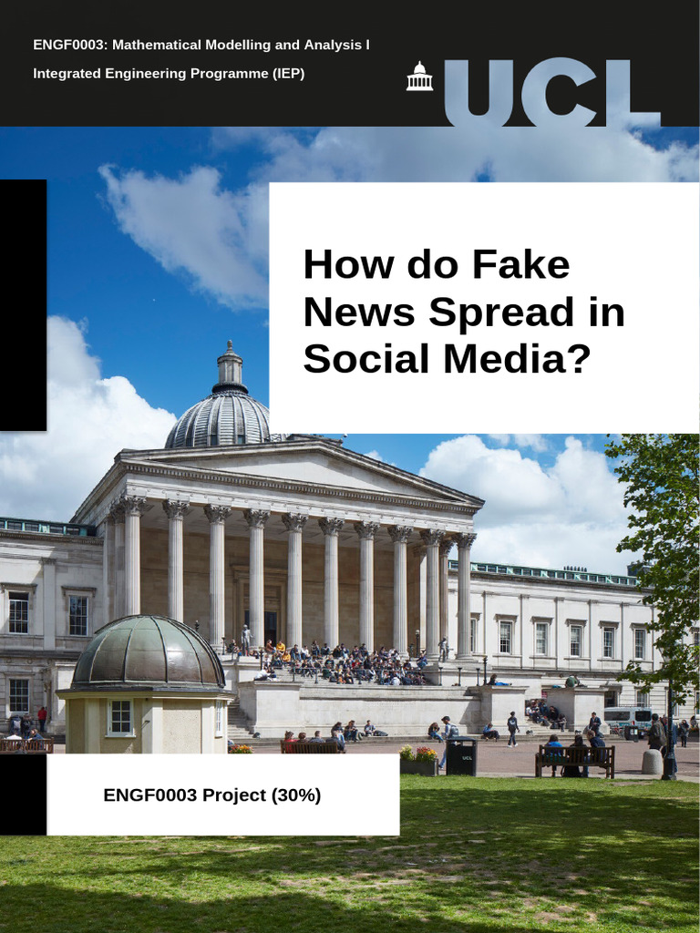 How Fake News Spreads on Social Media | PDF | Ordinary Differential ...