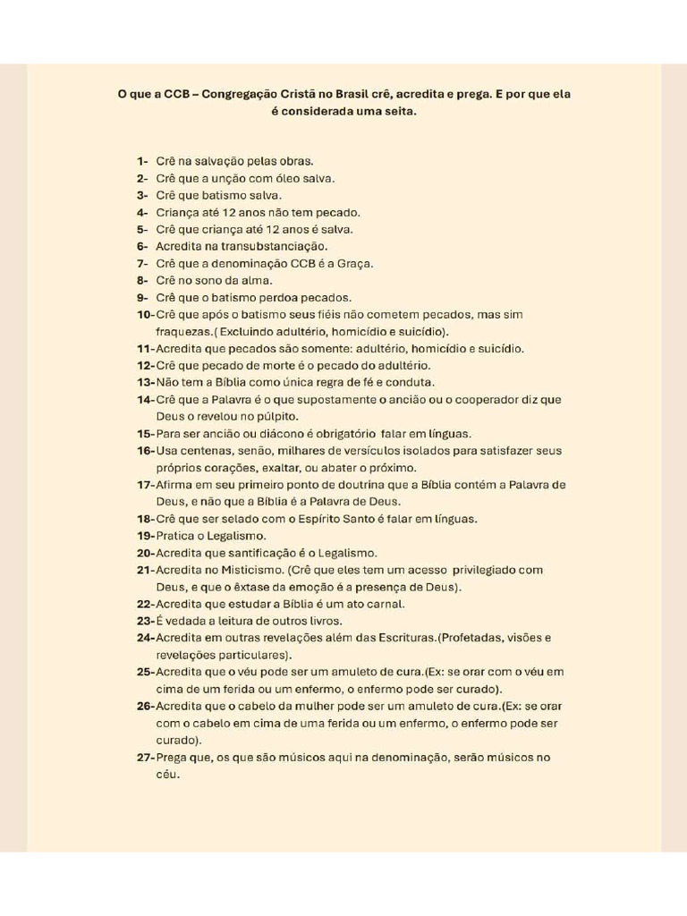 Ensino CCB | PDF