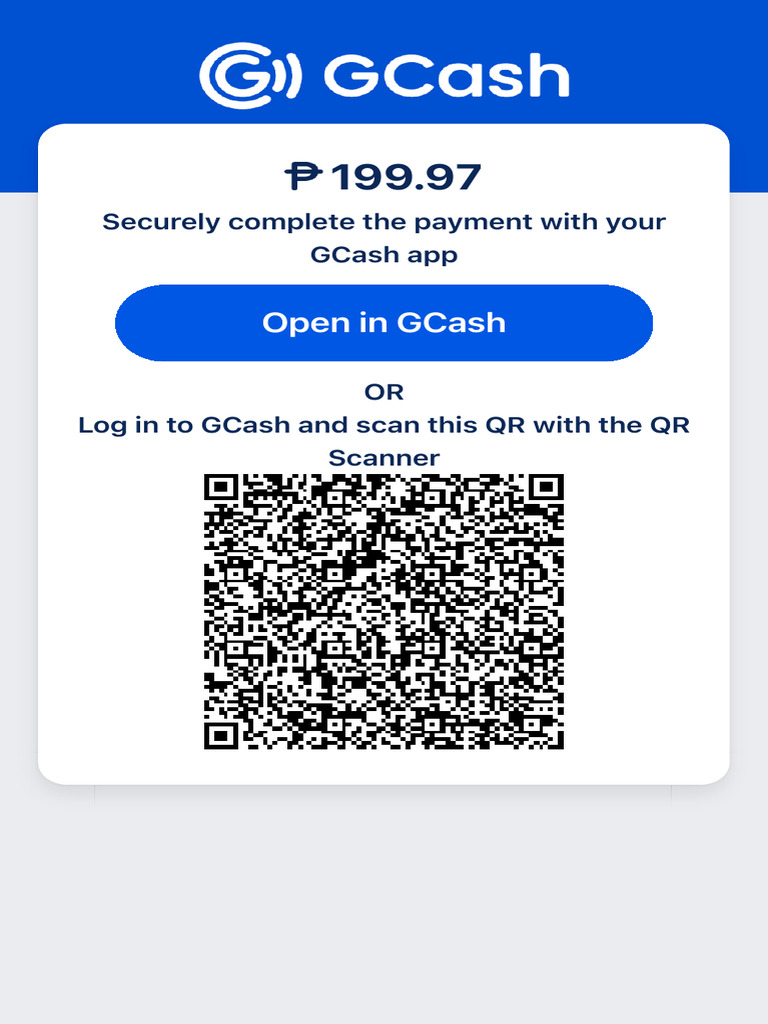 GCash Payment Instructions and QR Code | PDF