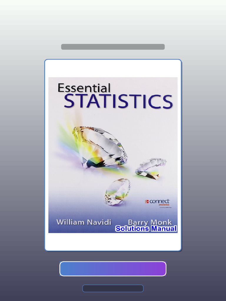 Essential Statistics 1st Edition Navidi Exam Prep | PDF | Statistics ...