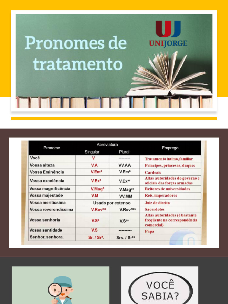 Evolução do Pronome Você no Português | PDF