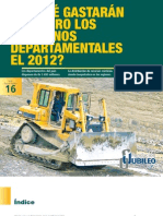 ¿En Qué Gastaran El Dinero Los Gobiernos Departamentales El 2012?