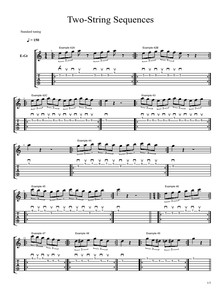 Two-String Sequence Examples | PDF