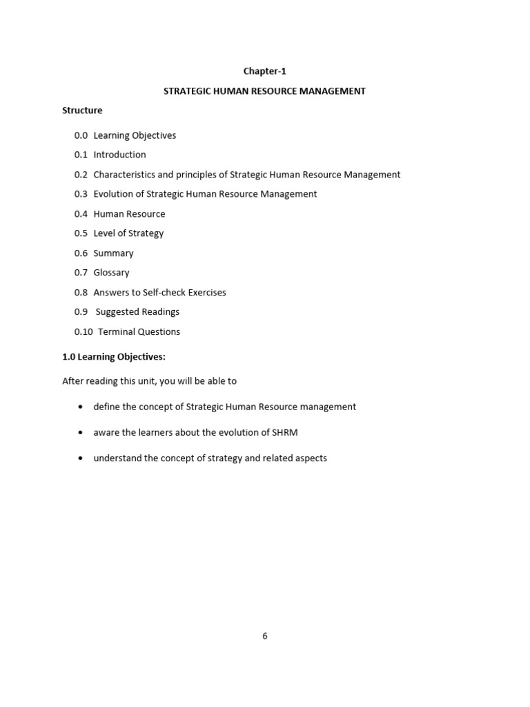 Strategic Human Resource Management Guide | PDF | Human Resource ...