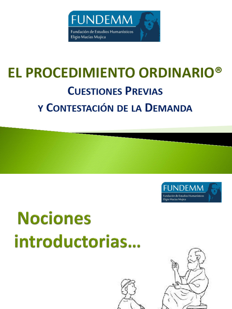 4 CUESTIONES PREVIAS Y CONTESTACIÓN 2022 | PDF | Demanda judicial ...