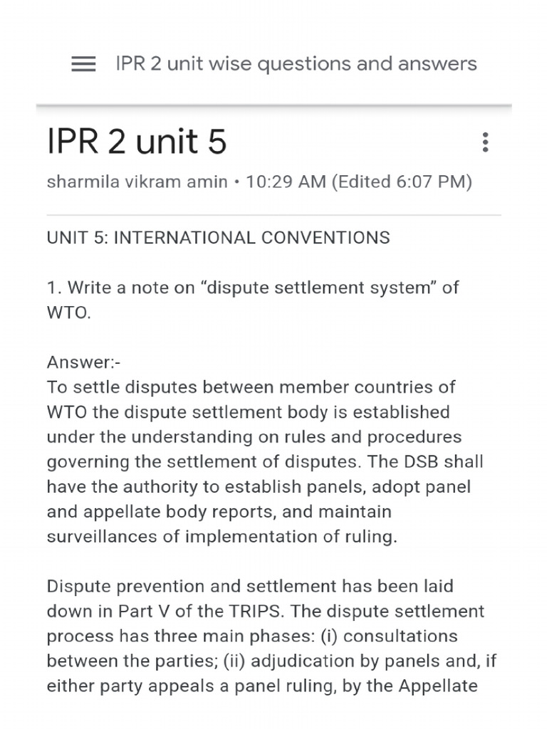 IPR 2 Unit 5 | PDF