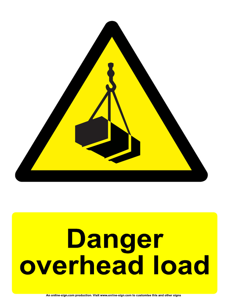 Danger Overhead Load | PDF