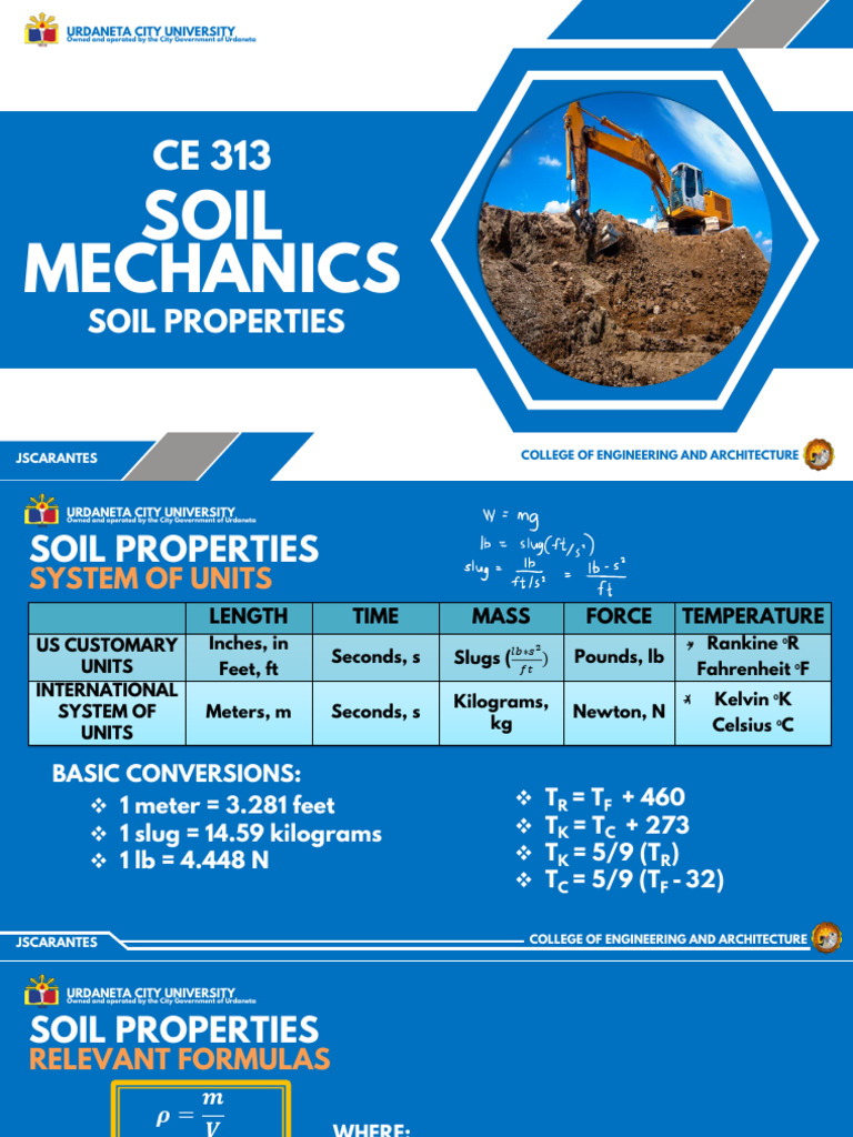 Soil Properties and Mechanics Guide | PDF | Porosity | Soil