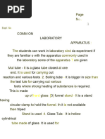 Lab Manual Class 11 | PDF