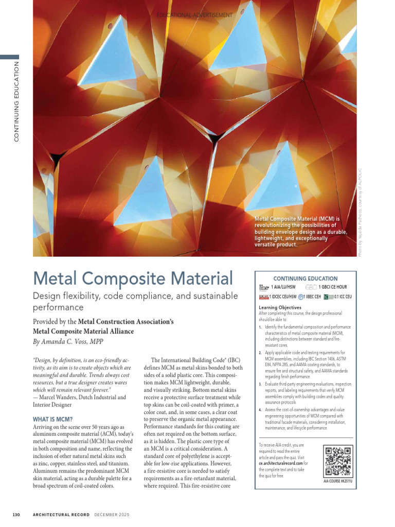 Understanding Metal Composite Material (MCM) | PDF | Fires | Composite ...