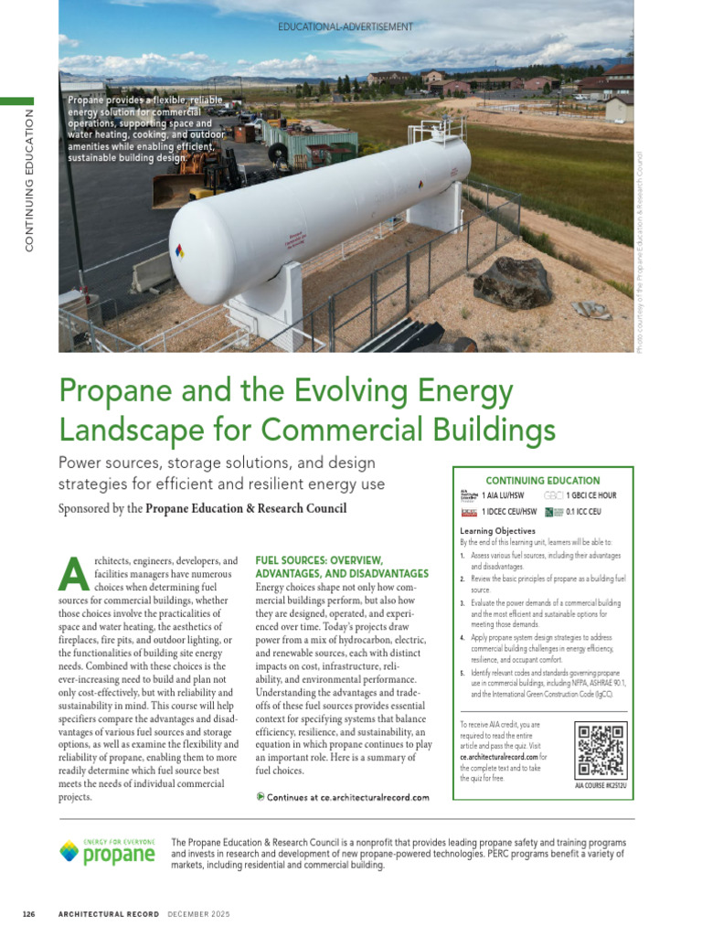 Propane's Role in Commercial Energy Choices | PDF | Renewable Energy ...