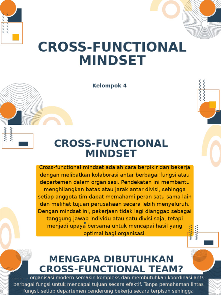 Kelompok 4 Cross Functional Mindset | PDF