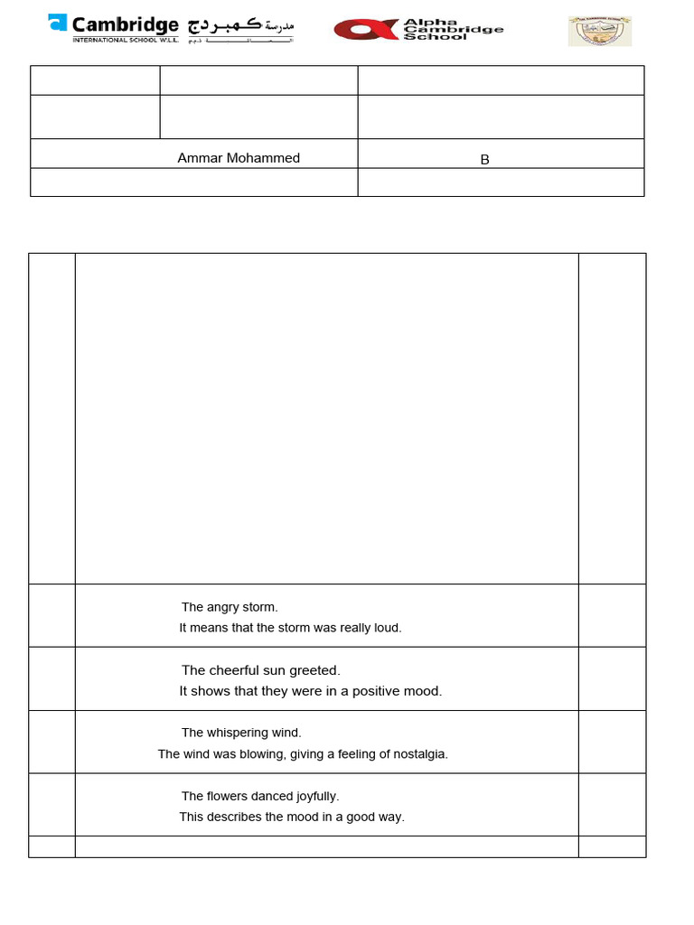 English Homework-9 Term 2 Year 9 | PDF