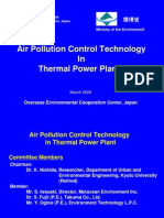 Contract project-2004 With Ministry of Environment, Japan: Air Pollution Control Technology in Thermal Power Plants