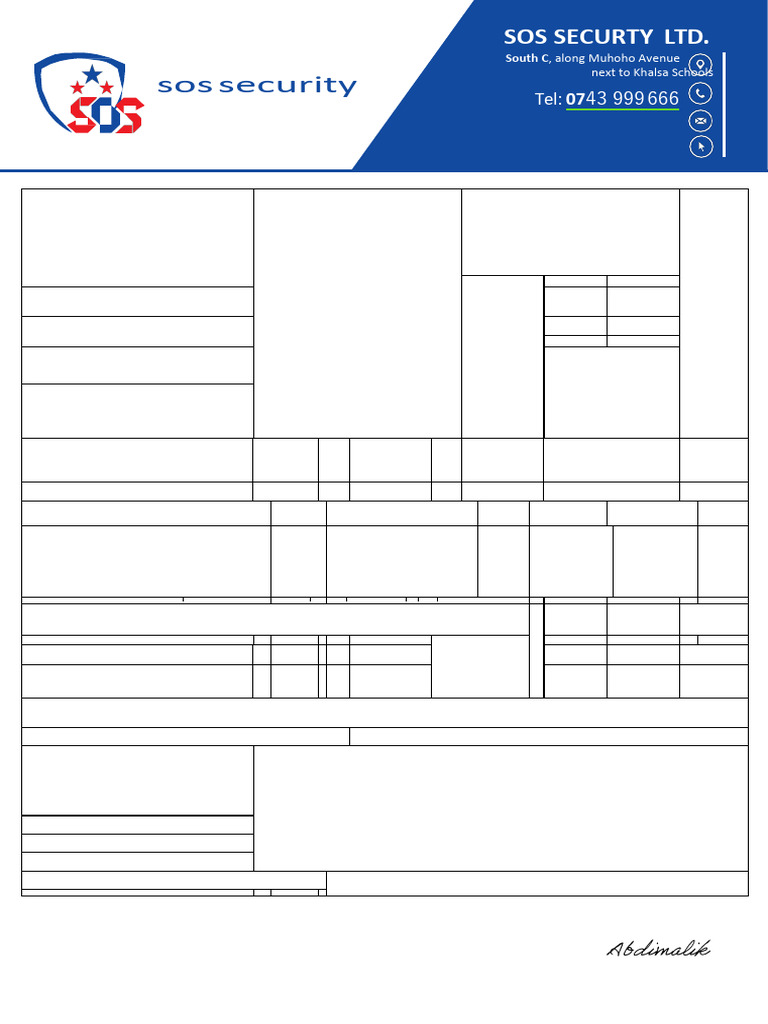 SOS Security Invoice for November 2025 | PDF | Value Added Tax | Invoice