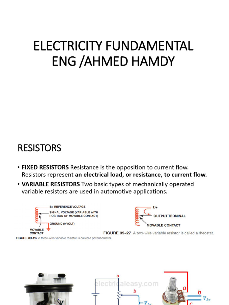 Understanding Electrical Resistors and Circuits | PDF | Series And ...