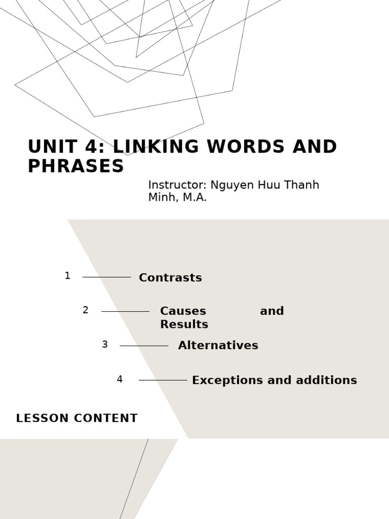 2024 3 11 54 49 272 Unit 4 - Linking Words and Phrases | PDF | Clause ...