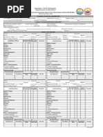 SF10 Elementary School Record | PDF | Cognition | Behavior Modification