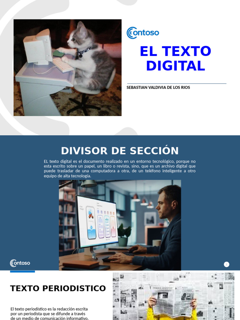 Tipos de textos digitales periodísticos | PDF