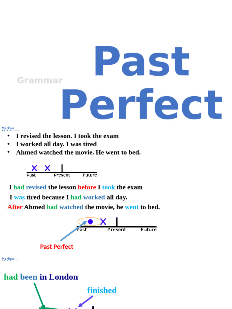 Past Perfect | PDF | Language Mechanics | Grammar