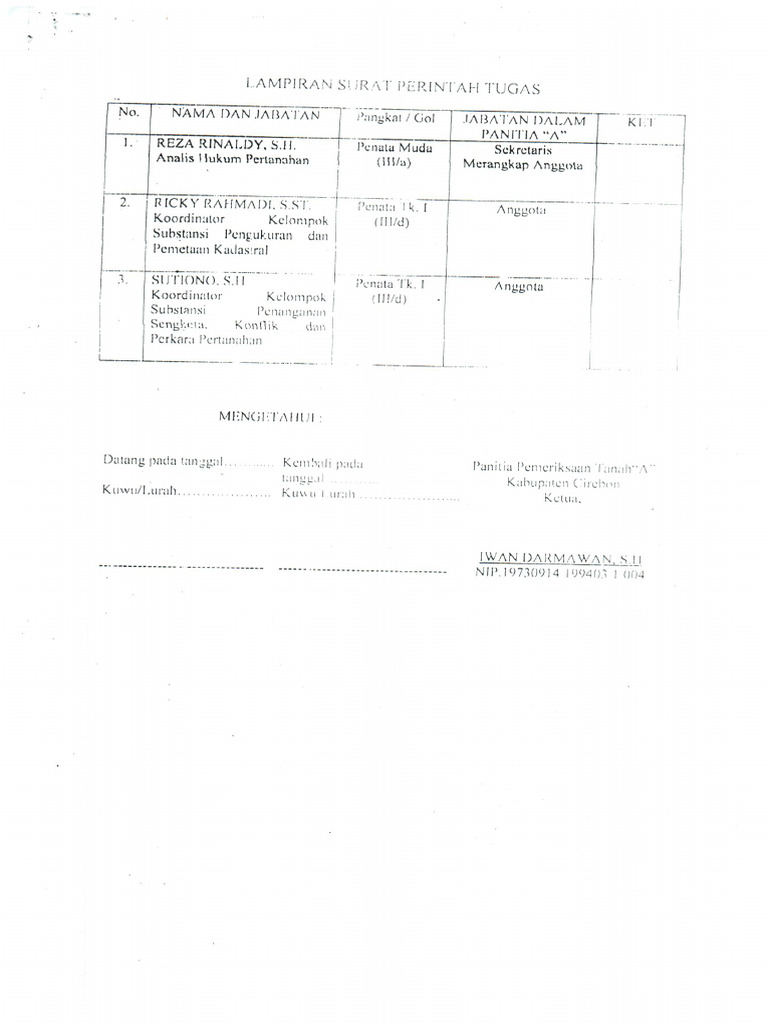 Sporadik Form 3 - Panitia Kec Tengah Tani | PDF