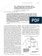 Medicinal Foodstuffs. XVIIFenugreek Seed. (3) Structures of New