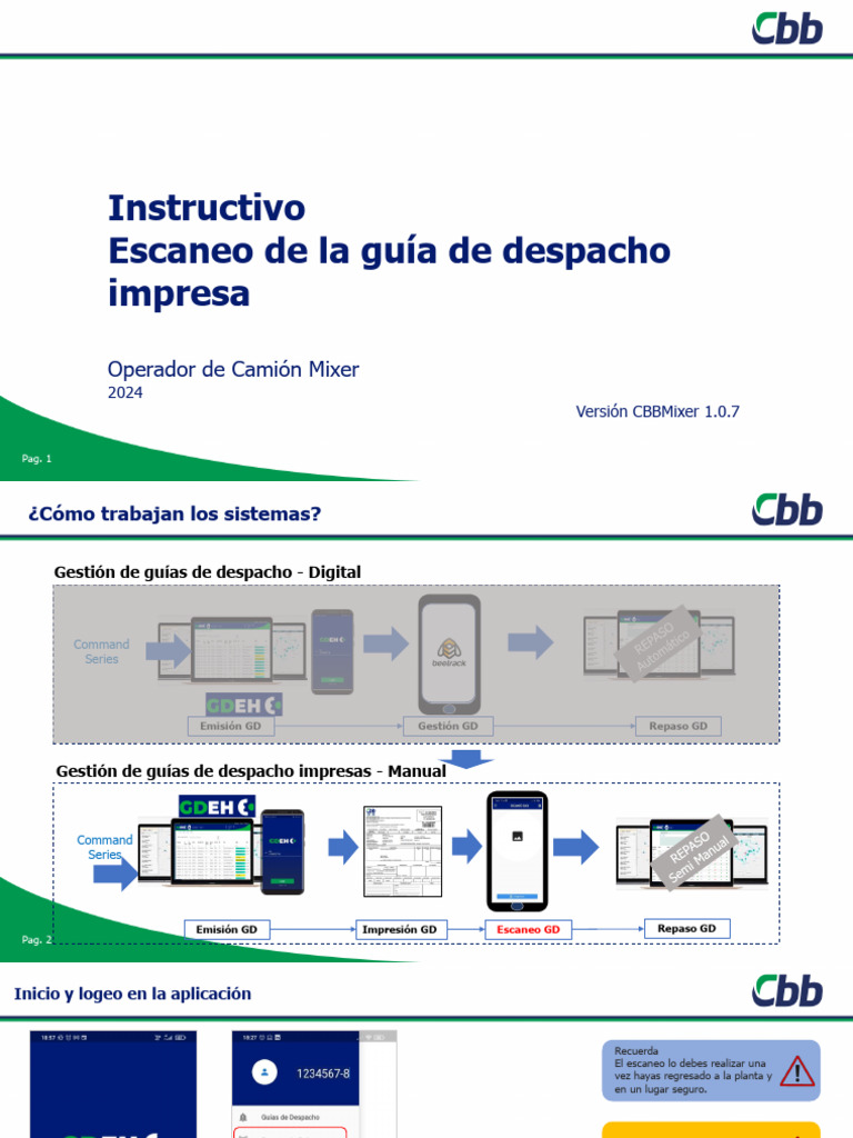 Instructivo Escaneo de Guías Impresas CBB% | PDF | Informática