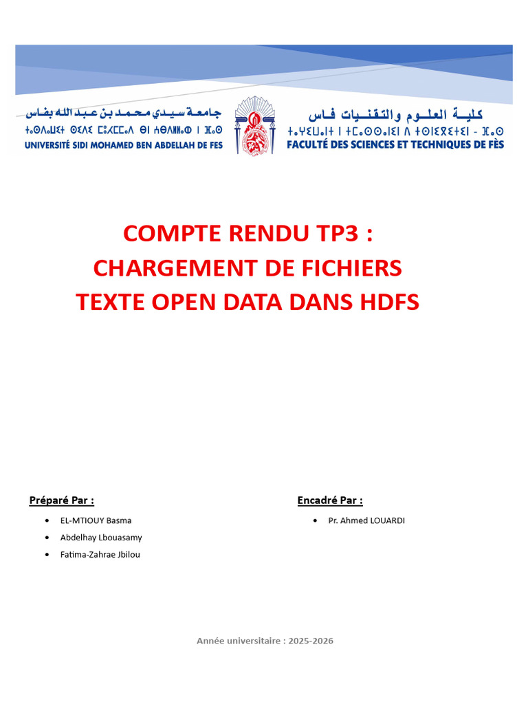 Chargement de données météo dans HDFS | PDF | Apache Hadoop | Fichier ...