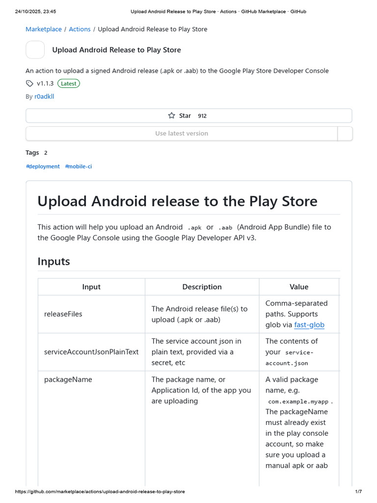 Upload Android Release to Play Store | PDF | Google Play | Android ...