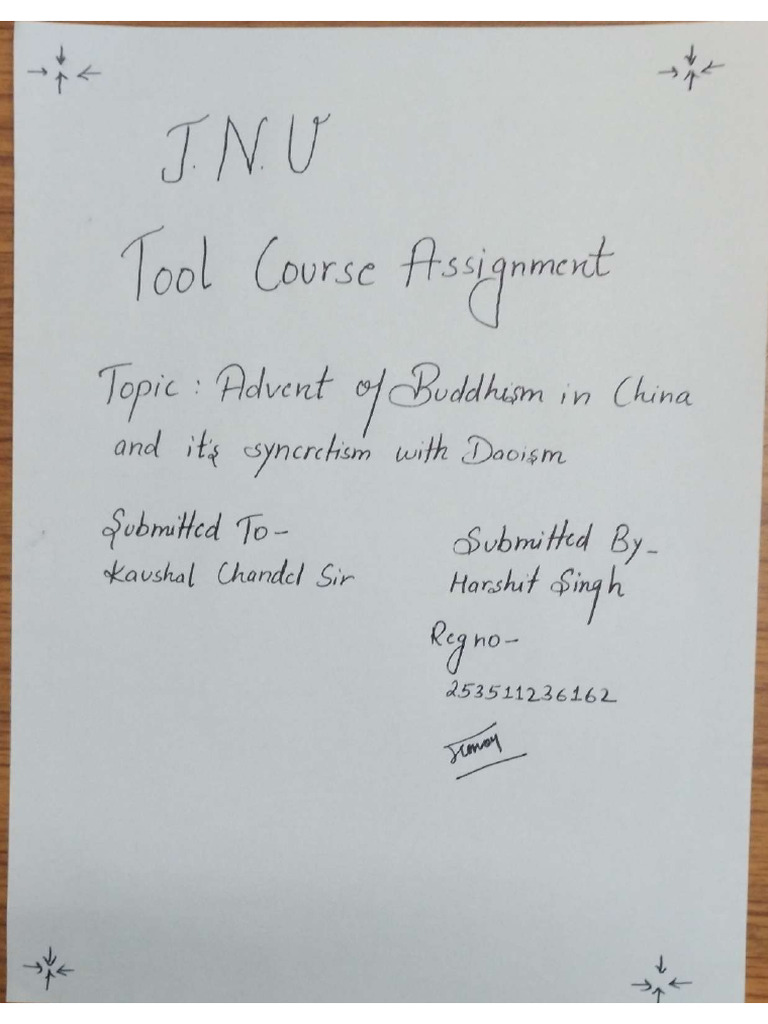 (253511236162) Harshit Singh Tool Course Assignment | PDF