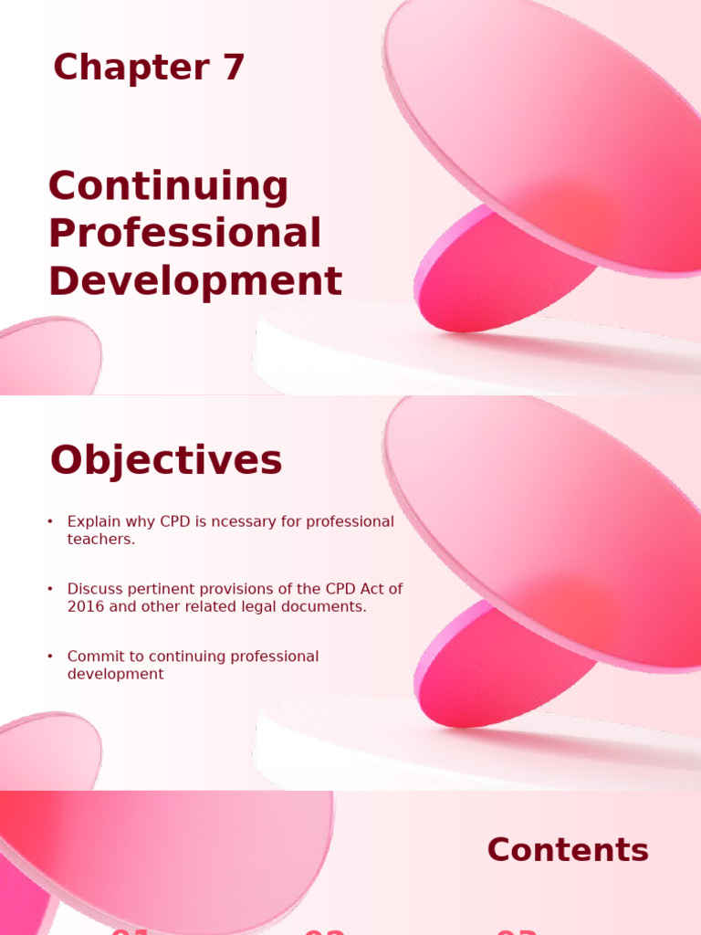 Importance of Continuing Professional Development | PDF | Teaching ...